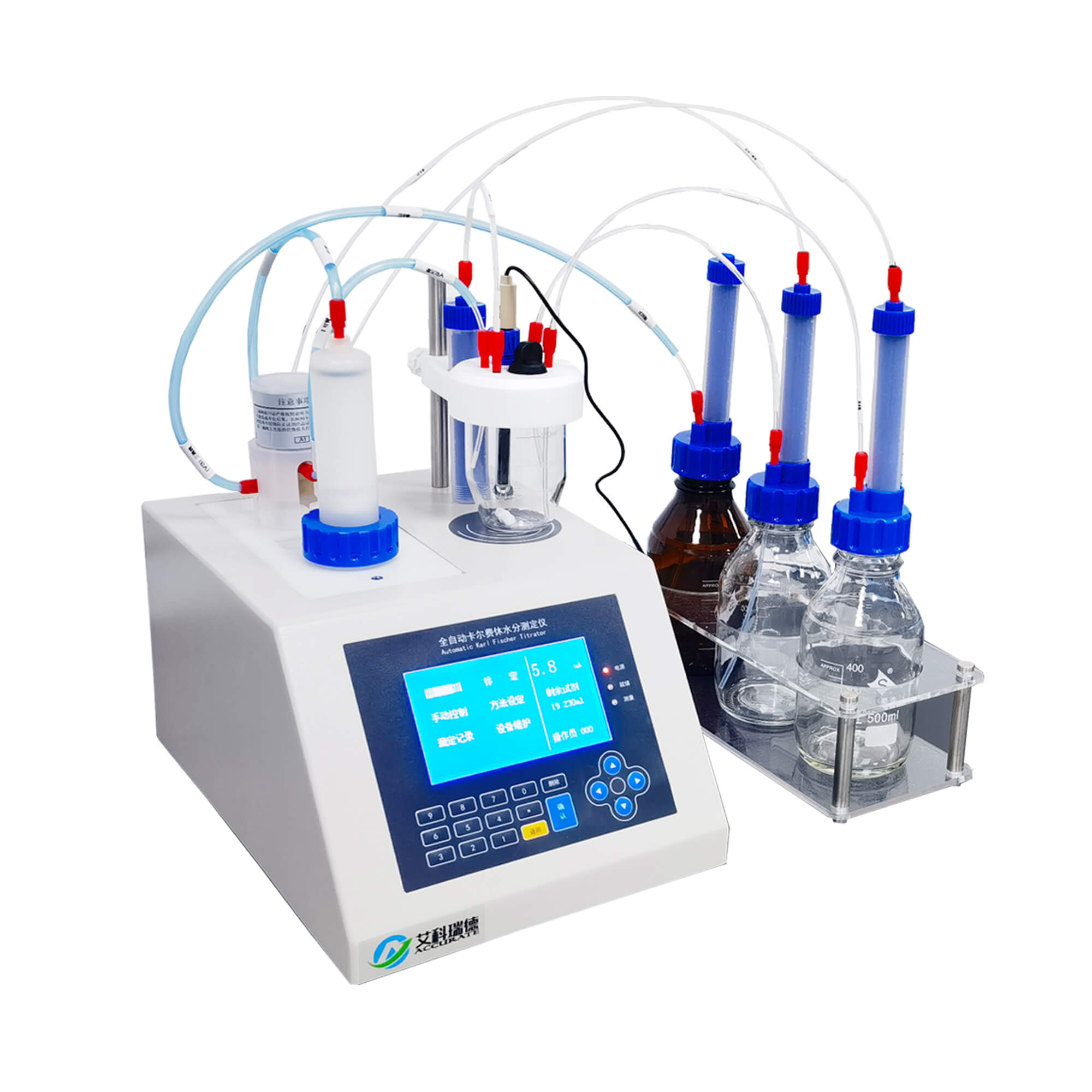 AKD-V10全自動(dòng)卡爾費(fèi)休容量法水分儀